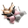 thumbnail image 2 of Ropa interior de estilo japonés sin aros de acero Sujetador de copa fina Sujetador brillante de talla grande para mujer de estilo japonés cómodo, 2 of 4