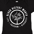 thumbnail image 4 of Inktastic Life Freedom Diversity Black History Month Badge with Tree Boys or Girls Baby Bodysuit, 4 of 5