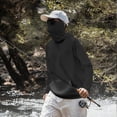thumbnail image 5 of HAJWOH Sun Protection Shirts for Men with Mask UPF 50+ Fishing Blouses Long Sleeve UV Rash Guard Hiking Lightweight Hoodies, 5 of 7