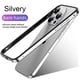 thumbnail image 3 of Funda de teléfono de Metal de aluminio con marco de silicona híbrido para iPhone 15, 14, 13, 12 Pro Max, mejor parachoques térmico, 3 of 5