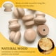 thumbnail image 2 of M Mimhooy 15 Pomos De Madera Para Cajones, Pomos De Madera Sin Terminar, Tiradores Para Muebles (Diámetro: 1,34 Pulgadas, Altura: 1 Pulgada), 2 of 6