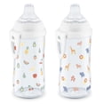 thumbnail image 1 of NUK Vaso Activo, Frutas Divertidas y Animales, Colección Exclusiva, 10 Oz, Paquete de 2 – Libre de BPA, Vaso de Transición a Prueba de Derrames, 1 of 7