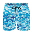 thumbnail image 4 of Pantalones Cortos para Hombre Atléticos Pantalones Cortos de Bolsillo de Cintura con Cordón de Impresión Especial, Pantalones Cortos Atléticos para Hombres de Playa Y Casual, 4 of 4