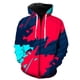thumbnail image 3 of Sudadera con capucha y cremallera con estampado 3D de Sprint para hombre, chaquetas con capucha de manga larga geniales, sudaderas con capucha de hip hop de gran tamaño para adolescentes, 3 of 5