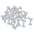 thumbnail image 4 of BLESIYA 6x50x Tibetan Dog Pet Bone Shape Charms Pendant DIY Jewelry Making 6 Pcs, 4 of 7