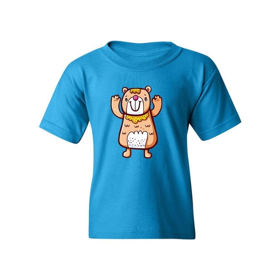 Smiling Bear T-Shirt Juniors -Image by Shutterstock, Large