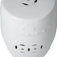 thumbnail image 7 of Vulcan Double Medallion Porcelain Ceramic Stool – Flexible Seating, Optic White, 7 of 7