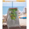 thumbnail image 2 of TMNT Beach Towel, 30"x60", TMNT Group Beach Towel, 2 of 6