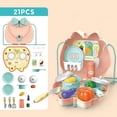 thumbnail image 2 of YOPTOP Kitchen Tableware Set Play House Toy Children's Simulation Backpack Combination Girl Gift New,Green, 2 of 4