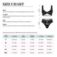 thumbnail image 6 of Daiia Heart and Stars Women's Bikini Set Two Piece Swimsuit High Waisted Bikini Adjustable Straps Bikini Perfect for Beach, Pool, and Summer Vacation-Large, 6 of 9
