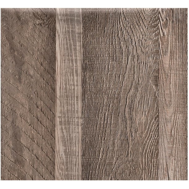 24 sq. ft. 6" x 36" 10mm Edelweiss Press and Go Expresso Vinyl Plank ...