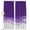 Purple, variant on Ombre Orange Waves Blackout Curtains for Bedroom/Living Room, Pinch Pleated Black Out Curtains, Abstract Art Gradient Modern Room Darkening Window Drapes with Hooks 2 Panels, 39"x70"