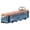 Blue, variant on Riousery Children Alloy Trolley Bus Toy Simulation Pull Back Model Decoration Birthday Gift Green, 7.1 inches / 18 cm