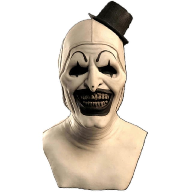 Clown Mask Evil Bloody Mouth Clown Mask With Black Hat Scary Killer Joker Mask Halloween Cosplay Costume Party Props