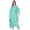 Vert, variante sur Moomaya Caftan à Encolure Bateau en Rayonne, par-Dessus Imprimé, Kaftan à Épaules Dénudées, Robe Maxi