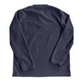 thumbnail image 4 of KHONTS Men's Henley Long Sleeve Shirts Waffle T-Shirt Lightweight Button up Thermal Undershirts Navy S, 4 of 5