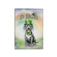 thumbnail image 2 of Happy St. Patrick’s Day Cane Corso with Green Hat Shamrocks Rainbow Travel Passport Wallet Italian Mastiff Dog Lover Gifts Idea PU Leather Passport Holder Cover - 03007, 2 of 5