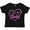 AB-Black, variant on I Love My Daddy in Pink Chalk Heart Boys or Girls Toddler T-Shirt