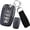 Black-round Buckle, variant on Key Fob Cover Compatible with Toyota Highlander Camry C-HR RAV4 GT86 Prius Yaris Avalon Corolla Land Cruiser 4Runner Prado 2017-2024 4 Button Keychain Case Holder Protector,Black-round Buckle