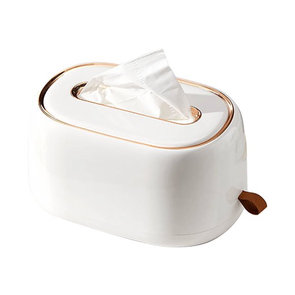 Support de Boîte à Mouchoirs avec Ressort, Distributeur de Serviettes en Papier Mural pour Bureau, Salle de Bain, Chambre, Bureau