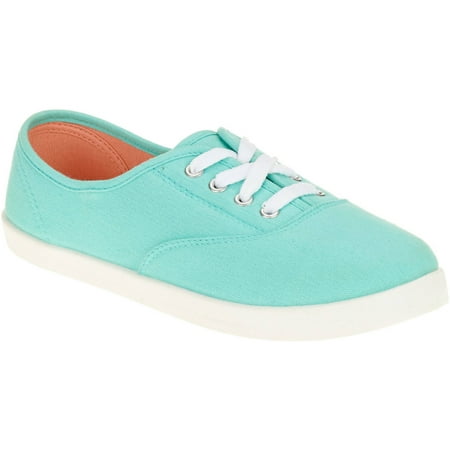 Women's Casual Canvas Lace-up Sneaker - Walmart.com