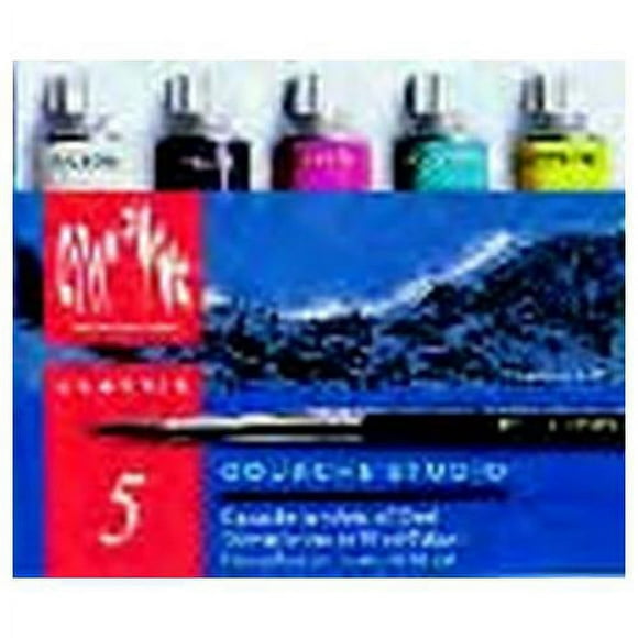 CARAN DACHE/CREATIVE ART 2003305 CARAN DACHE GOUACHE 5 COLOR PRIMARY 10ML SET