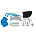 thumbnail image 5 of 36" Kids Trampoline with Handlebar, 220LBS Weight Capacity, Recreational Toddler Trampolines with Metal Springs and Stable Six Legs, Easy Assembly, Round Trampoline for Kids Indoor Outdoor, Blue, 5 of 8