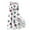 White, variant on TSADFHJI Skirts for Girls 12-14 Years Old Ladies' Fashionable V Neck Seven Quarter Sleeved Skirt with Floral Pattern Mid to Long Length Lapel Shirt Skirt Casual Skirt Xxl White