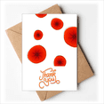thumbnail image 1 of Resumen El círculo rojo Flores Pintura arte Nota en blanco del sobre de la tarjeta de agradecimiento, 1 of 4