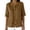 Coffee, variant on Business Casual Tops for Wom Half Sleeve Button down Shirt Classic Fit Tee Shirt Lightweight Work Blouse with Pocket
