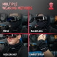 thumbnail image 3 of Mascarilla facial de soldadura resistente al fuego Neck Gaiter, paquete de 2 unidades YESWELDER, 3 of 4