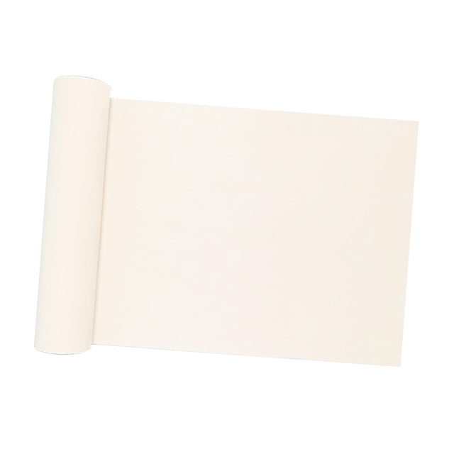Papel para pintar bocetos, rollo de papel blanco, rollo de papel artístico para tablón de anuncios sin decoloración de 4,92 pies para suministros de 44cmx15m