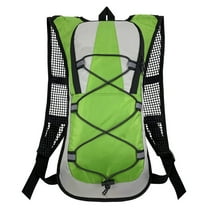 Yucurem 5L Breathable Water Bag Backpack, Reflective Design Bladder Rucksack for Bike Outdoor Sport Cycling (Green)
