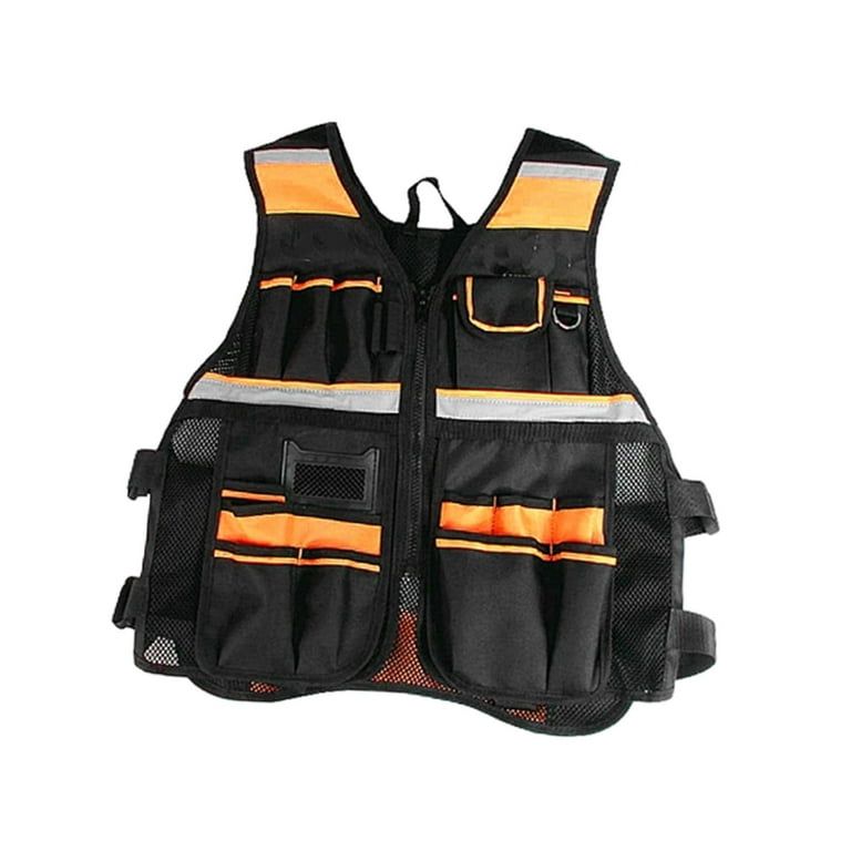 Tool Vest Work Vest Electrician Carpenters Reflective Adjustable Tool Vest Work Vest Electrician Carpenters Reflective Adjustable