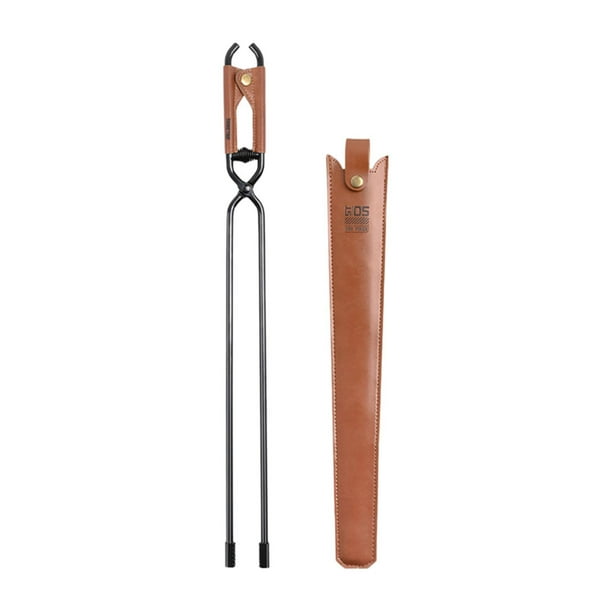 Pinzas para Leña Strade Fareast Limited Acero Al Carbono Mango Largo 55 cm