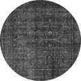 thumbnail image 1 of Ahgly Company Indoor Round Persian Gray Bohemian Area Rugs, 7' Round, 1 of 1