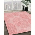 thumbnail image 2 of Ahgly Company Indoor Round Patterned Bean Red Area Rugs, 7' Round, 2 of 6