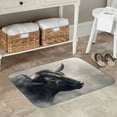 thumbnail image 7 of Honeii Mystical Bull in Fog Pattern Door Mat, Welcome Door Mats Outdoor Indoor, Stain and Fade Resistant, Non-Slip Entry Matfor Bedroom, Bathroom, Kitchen, 7 of 7