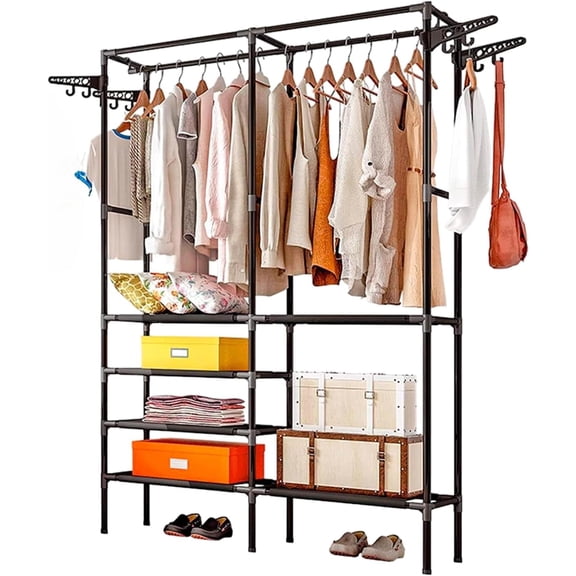 Closet Armable Bluelander para Ropa, Organizador con 2 Divisiones