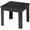Black, variant on LiteHaven  Outdoor Wooden Side Table, Square Patio Side Table, Small Outdoor Table for Patio, Backyard, Garden, Poolside, Balcony, Adirondack Conversation End Table (Navy Blue)