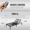 thumbnail image 5 of Adjustable Twin XL Bed Frame with Head and Foot Elevation and Quiet Motor, 5 of 12