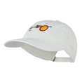 thumbnail image 2 of Fishing Walleye Lure Embroidered Washed Cap - White OSFM, 2 of 5