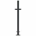 thumbnail image 5 of vidaXL Garden Gate Anthracite 39.4x29.5" Steel Bamboo Design, 5 of 6