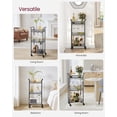 thumbnail image 4 of Bar Cart VASAGLE Home Bar Serving con estante de 3 niveles, tinta negra, 4 of 9