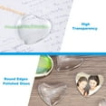 thumbnail image 4 of Uxcell Transparent Glass Cabochons, 60Pcs 25x25mm Heart Shaped Glass Dome Tiles, 4 of 5