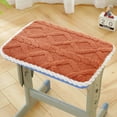 thumbnail image 1 of Cojín de asiento acolchado con espuma | Estilo Tatami Cojín de Silla para Hogar Sala de Estar Comedor Taburete | Almohada de suelo ligera de apoyo suave | Color sólido (gris claro amarillo naranja), 1 of 6