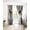 Multicolor, variant on Black Brown Geometric Blackout Curtains 39 Inches Long,Thermal Insualted Grommet Curtains & Drapes,Modern Abstract Textured Room Darking Curtains for Living Room Bedroom Windows 2 Panels 27.5"W x39"L