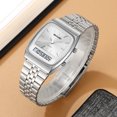 thumbnail image 6 of SKMEI Watch for Men Retro Analog Digital Watches Square Dual Display Men's Watches Luxury Stylish Casual Wristwatches, 6 of 7