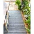 thumbnail image 4 of Dash & Albert Samson Handwoven Indoor/Outdoor Rug, 10' x 14', Navy, 4 of 7