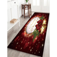 thumbnail image 2 of Faithtur Christmas Carpet Non-Slip Mat Rugs Xmas Rectangle Floor Carpet, 2 of 5